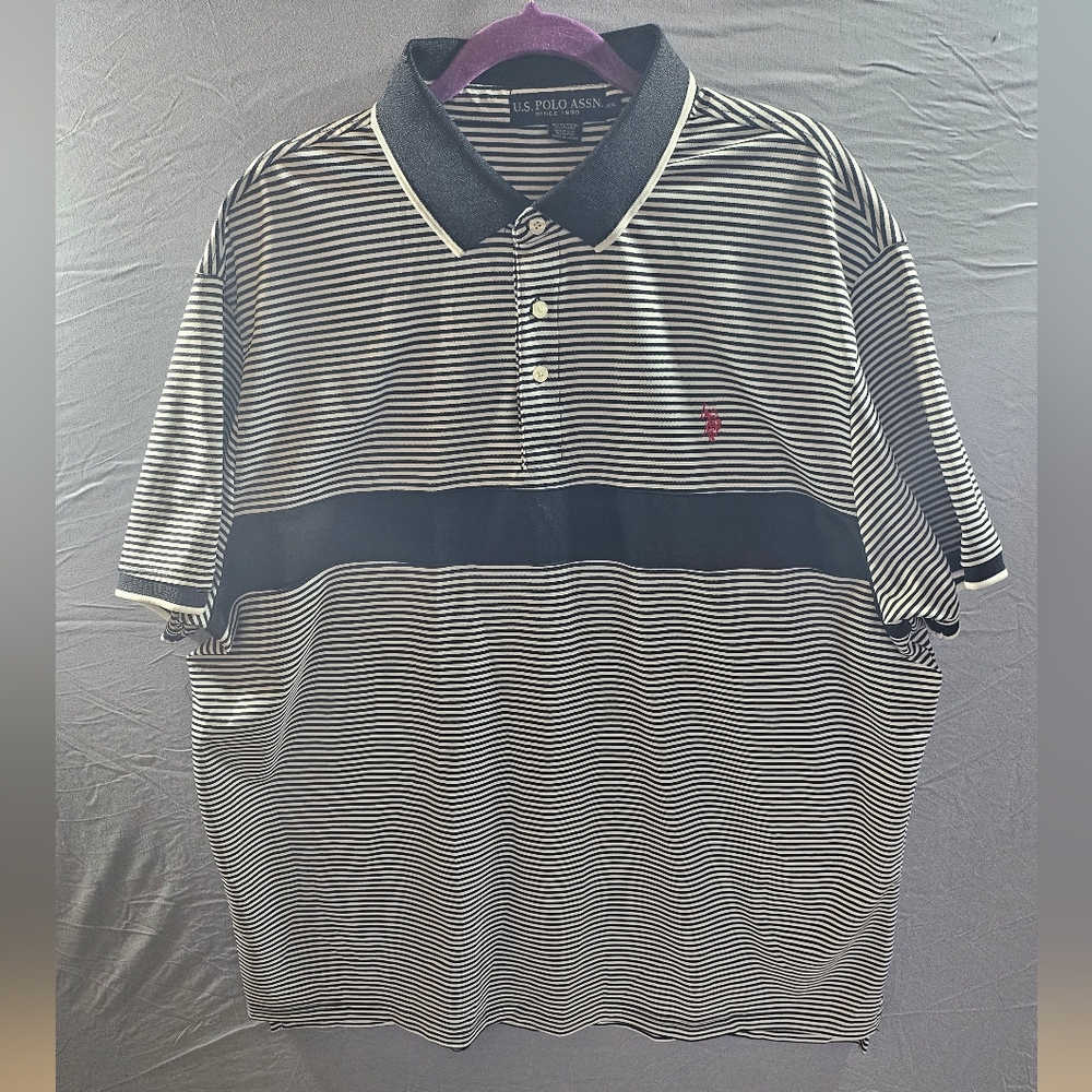 US Polo Assn USPA 90s Golf Pullover Shirt 3X Red Pony